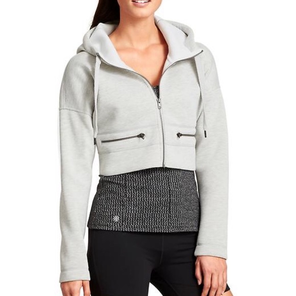 Athleta crop hoodie Clearance